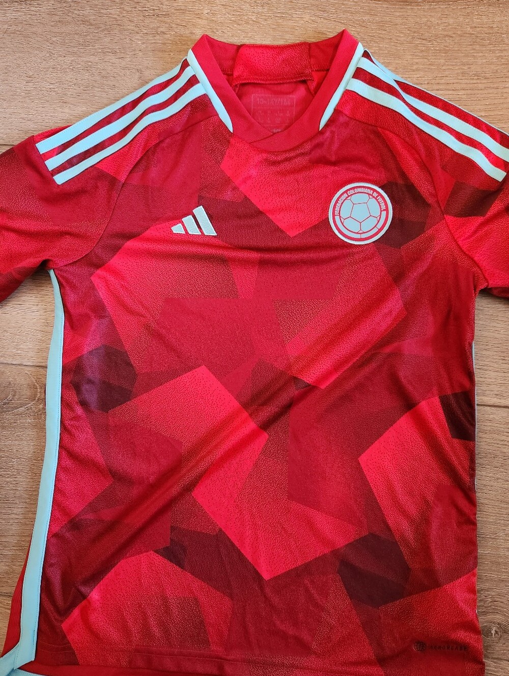 Youth Adidas Colombia National Away Soccer Jersey Red HD8853 Size LARGE NWT